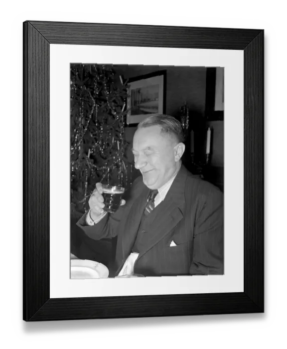 Framed Print : At christmas in the 1940s Framed Print : At christmas in the 1940s