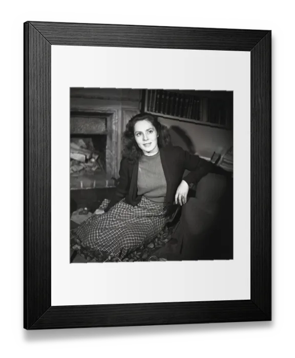 Framed Print : Viveca Lindfors. Born december 29 1920 - 25 october 1995