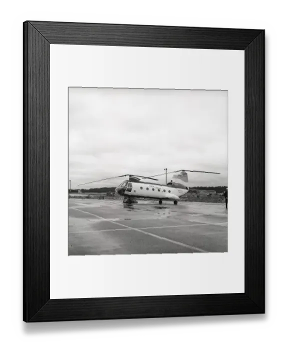 Framed Print : Helicopter history. The Boeing Vertol 107 Framed Print : Helicopter history. The Boeing Vertol 107