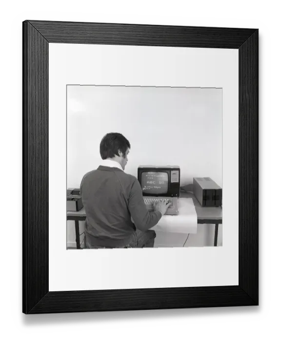 Framed Print : ABC 80. Advanced Basic Computer 80 was a personal computer engineered by the Swedish corporation Dataindustrier Framed Print : ABC 80. Advanced Basic Computer 80 was a personal computer engineered by the Swedish corporation Dataindustrier