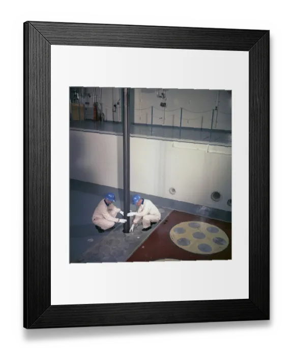 Framed Print : The nuclear power station Agesta (ASEA) was the first Swedish commercial nuclear power plant