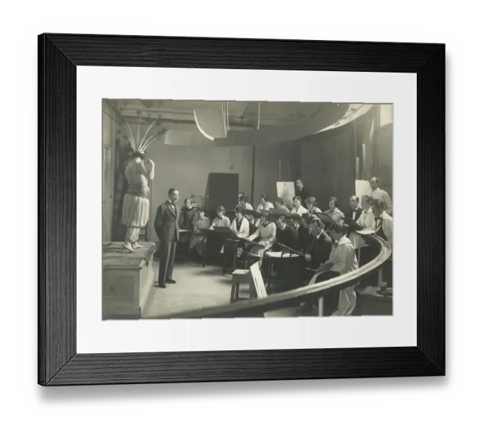 Framed Print : Art school of the 1920s. Interior from a the classroom of Edward Berggrens painting and art school in Stockholm Framed Print : Art school of the 1920s. Interior from a the classroom of Edward Berggrens painting and art school in Stockholm