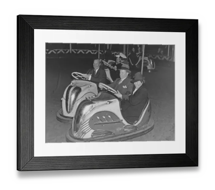 Framed Print : Amusement park in the 1940s. No matter old or young Framed Print : Amusement park in the 1940s. No matter old or young