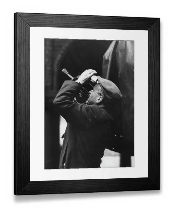 Framed Print : Filming in the 1960s. The celebration of the swedish king's Gustaf VI Adolf and him being 80 years old is going