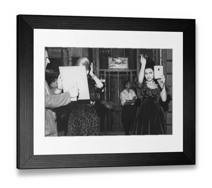 Framed Print : 1960s fashion models Framed Print : 1960s fashion models