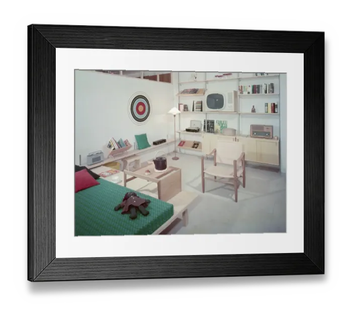 Framed Print : Television in the 1960s