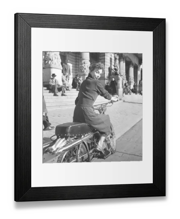 Framed Print : Margit Carlqvist, swedish actress