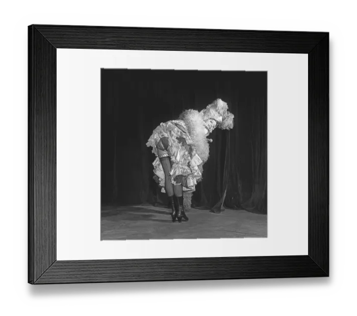 Framed Print : The Can-Can dance. A high-energy