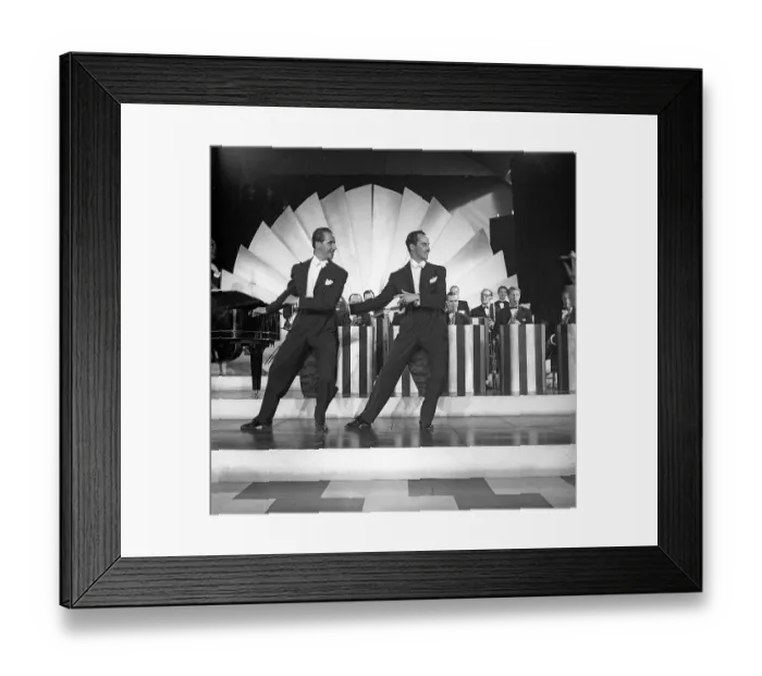 Framed Print : Dancing in the 1940s. The Unger twins dancing together