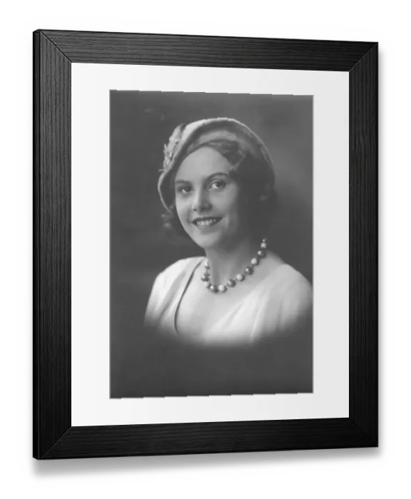 Framed Print : Swedish actress Birgit Tengroth