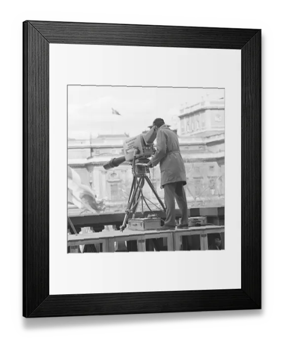Framed Print : Television in the 1960s Framed Print : Television in the 1960s