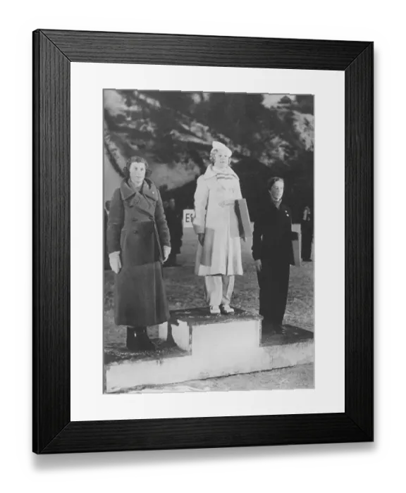 Framed Print : Olympic winter games 1936 Garmisch-Partenkirchen Framed Print : Olympic winter games 1936 Garmisch-Partenkirchen