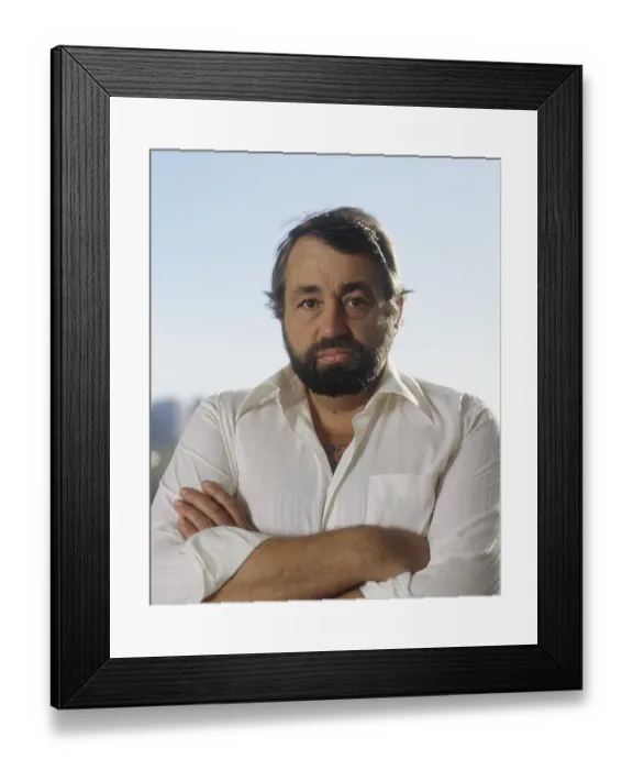 Framed Print : Cornelis Vreeswijk. Dutch-born Swedish singer songwriter, poet and actor. Born 8 august 1937 - 12 november 1987. Cornelis Vreeswijk is considered one of the most influential and successful troubadours in Sweden. 1970s