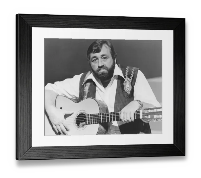 Framed Print : Cornelis Vreeswijk. Dutch-born Swedish singer songwriter