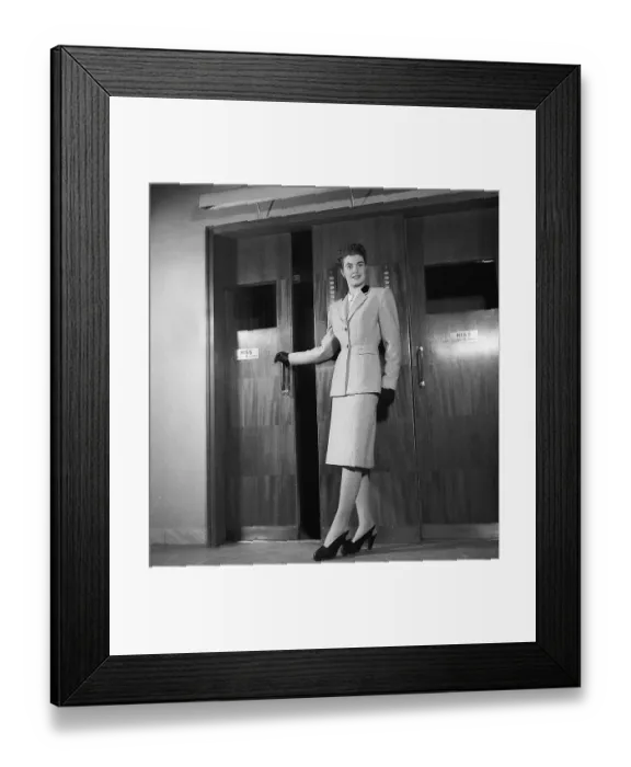 Framed Print : Women's fashion in the 1940s