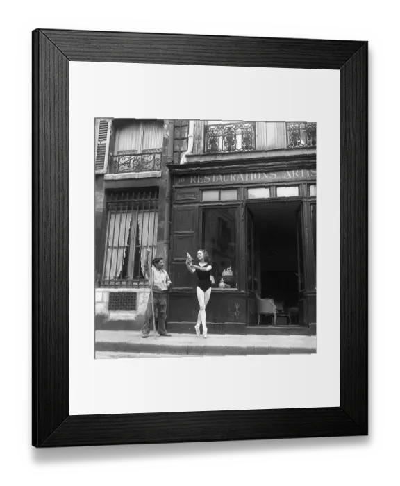 Framed Print : Ballerina in the 1950s