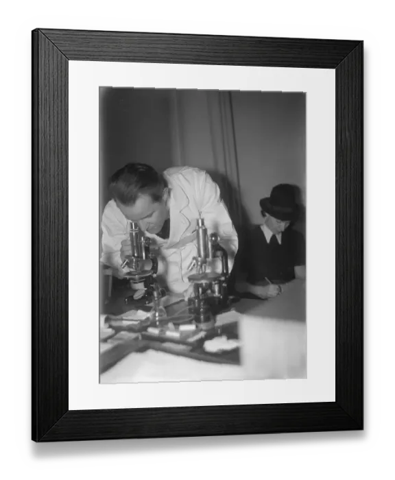 Framed Print : Doctor Erik Skoeld. Research pioneer of hemophilia