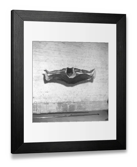 Framed Print : Dancing in the 1940s. Performance dancers on the dance floor at a show where dancing and acting is combined Framed Print : Dancing in the 1940s. Performance dancers on the dance floor at a show where dancing and acting is combined