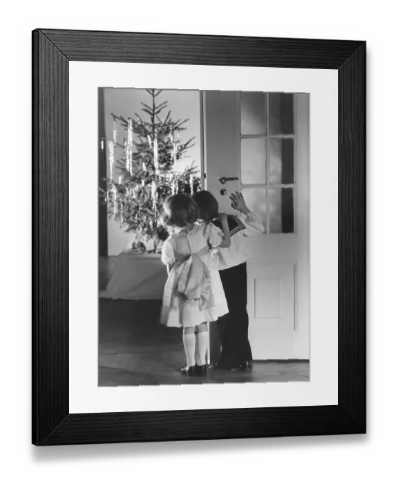 Framed Print : Christmas in the 1940s Framed Print : Christmas in the 1940s