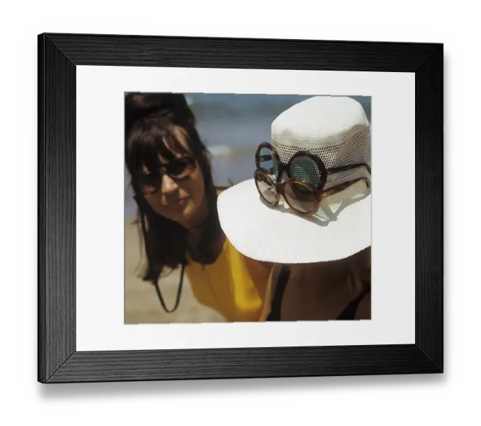 Framed Print : 1960s glasses. Summer of 69. This years model of sunglasses and accessories