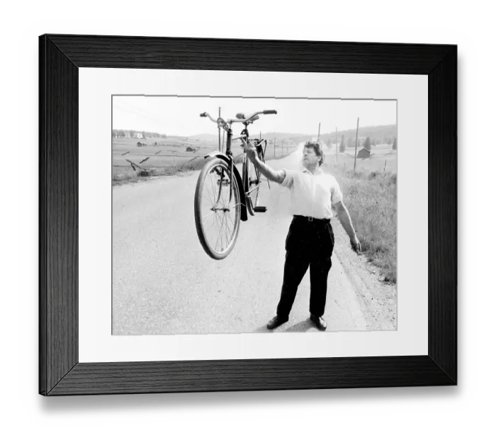 Framed Print : Strong man. Picture here athlet Sixten Landby