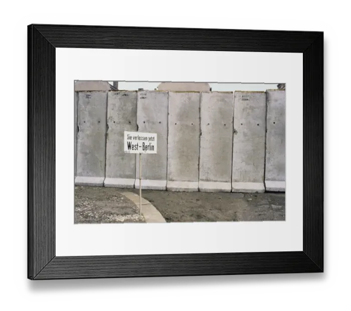 Framed Print : The Berlin Wall. A guarded concrete barrier that encircled West Berlin from 1961 to 1989 Framed Print : The Berlin Wall. A guarded concrete barrier that encircled West Berlin from 1961 to 1989