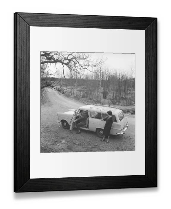 Framed Print : Driving in the 1960s Framed Print : Driving in the 1960s