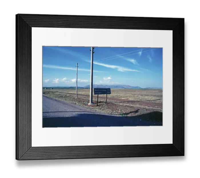 Framed Print : Road, road sign, 70 kilometres to Mount Nemrut DaGIJ Framed Print : Road, road sign, 70 kilometres to Mount Nemrut DaGIJ
