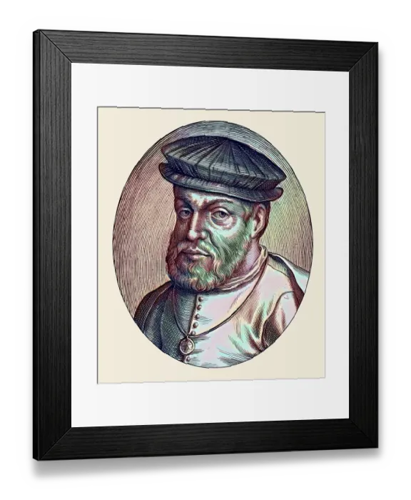 Framed Print : Asa, the third king of the Kingdom of Judah and the fifth king of the House of David