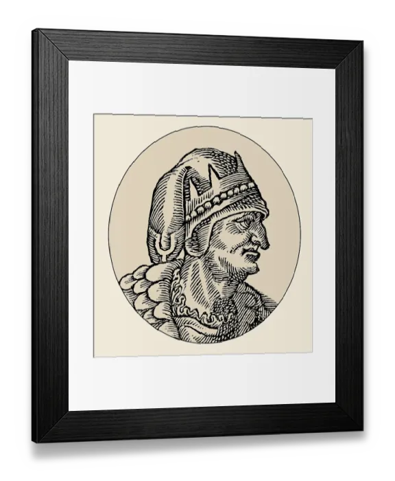 Framed Print : Jehoahaz III of Judah, also called Joachaz or Shallum