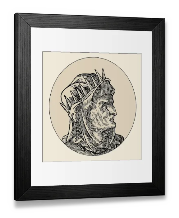 Framed Print : Jehoiakim, Jehoikim or Jojakim Framed Print : Jehoiakim, Jehoikim or Jojakim