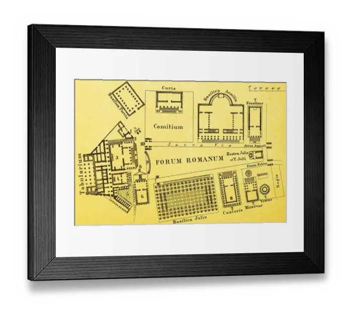 Framed Print : Ancient Rome, public square Forum Romanum Framed Print : Ancient Rome, public square Forum Romanum