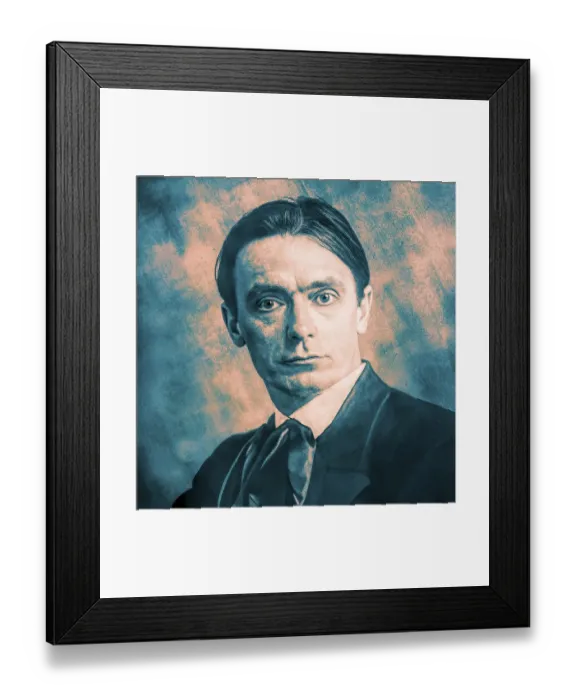 Framed Print : Rudolf Joseph Lorenz Steiner, 1861 - 1925 Framed Print : Rudolf Joseph Lorenz Steiner, 1861 - 1925