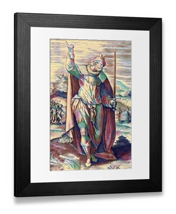 Framed Print : Jehoiakim, Jehoikim or Jojakim