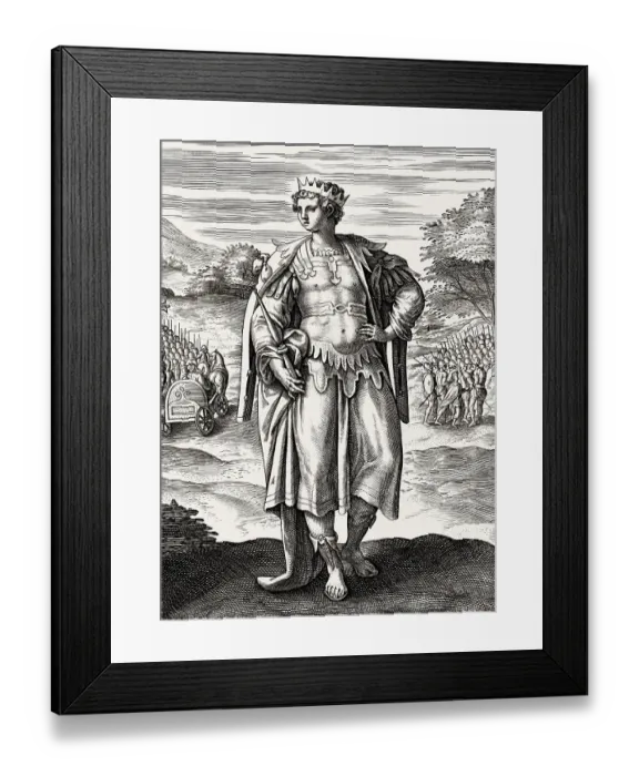 Framed Print : Jeconiah, also Iechonias, Jechonias
