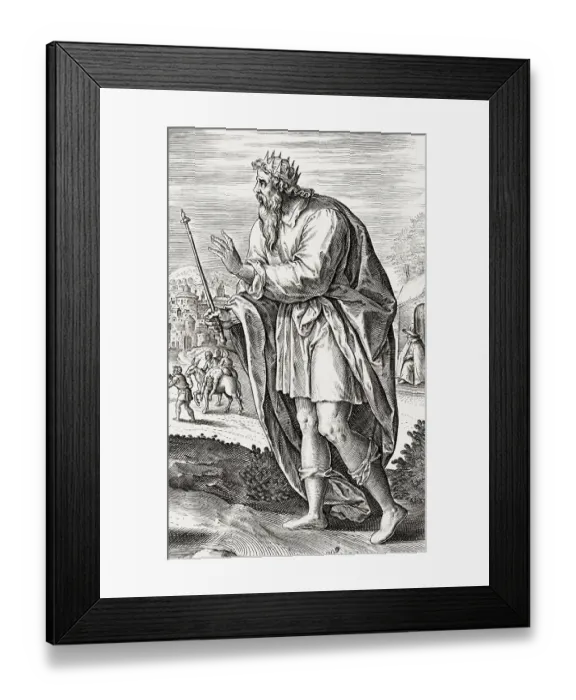 Framed Print : Uzziah, Ozias, Usija, Azarias, Asarja