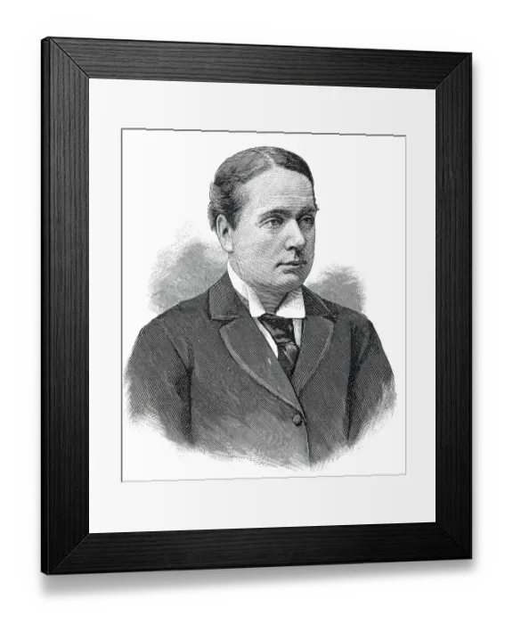 Framed Print : Archibald Philip Primrose, 5th Earl of Rosebery KG PC (7 May 1847 to 21 May 1929)