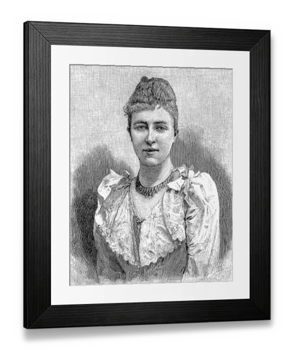 Framed Print : Josephine Caroline Marie Albertine of Belgium Framed Print : Josephine Caroline Marie Albertine of Belgium