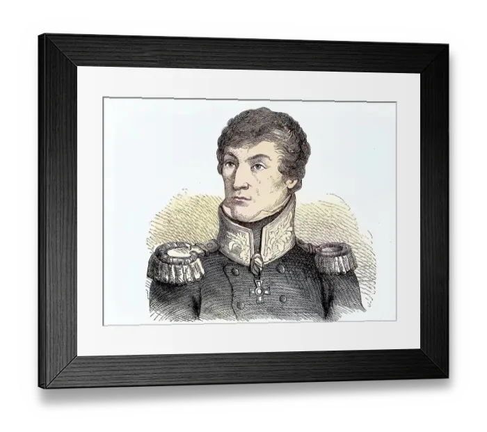 Framed Print : Prince Michael Andreas Barclay de Tolly