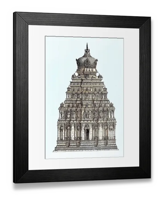 Framed Print : The Perumalpagoda at Madura, Madurai
