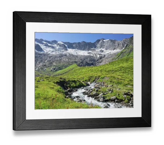 Framed Print : Krimmler Kees, glacier, Krimmler Achental Framed Print : Krimmler Kees, glacier, Krimmler Achental