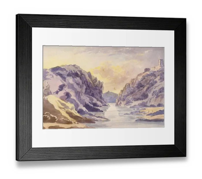 Framed Print : View of the Tagus, Tagus or Tejo
