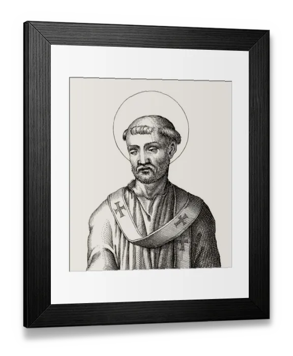 Framed Print : Pope Alexander I, Bishop of Rome from c Framed Print : Pope Alexander I, Bishop of Rome from c