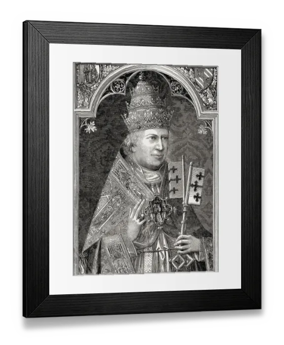 Framed Print : Pope Pius IX, 1792 - 1878, Giovanni Maria Mastai-Ferretti