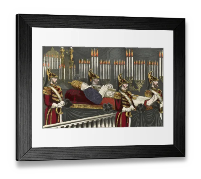 Framed Print : Death of Pope Pius IX, 1792 - 1878