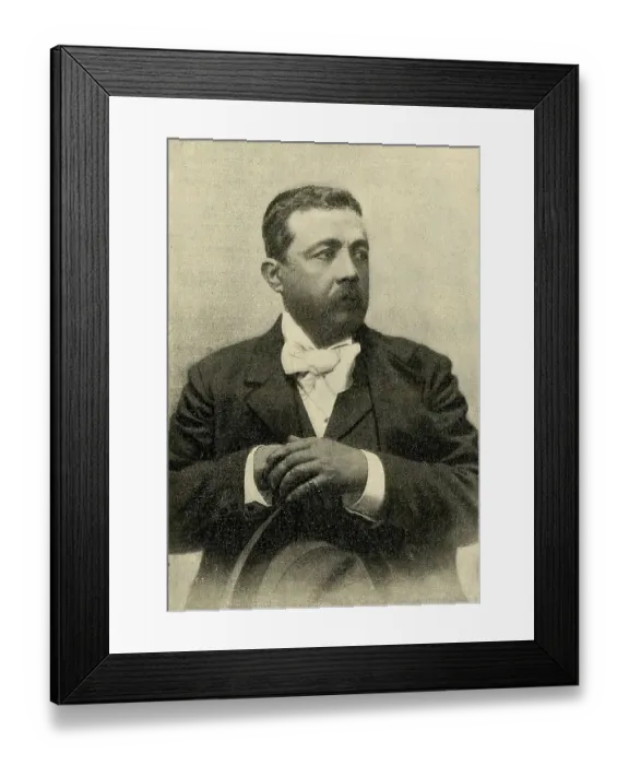 Framed Print : Benedetto Civiletti (born 1 October 1845 in Palermo)