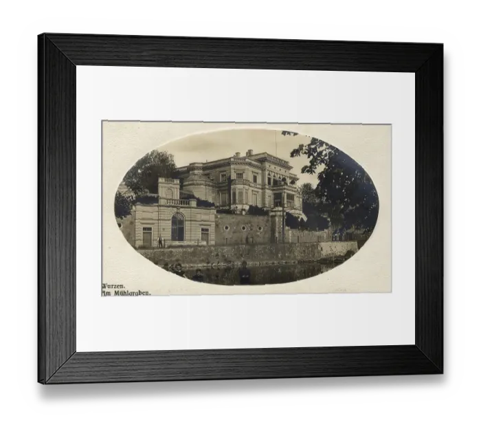 Framed Print : Historical postcard, picture postcard