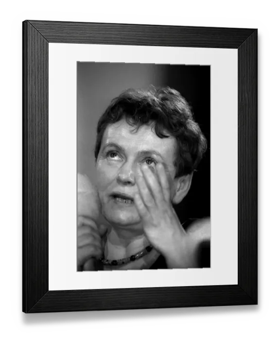 Framed Print : Germany, Berlin, 24.04.1992, Baerbel Bohley