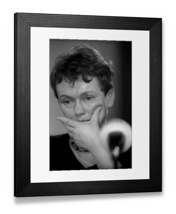 Framed Print : Germany, Berlin, 24.04.1992, Baerbel Bohley Framed Print : Germany, Berlin, 24.04.1992, Baerbel Bohley