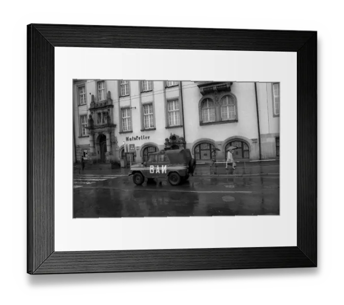 Framed Print : Germany, Eberswalde, 25.03.1992 Framed Print : Germany, Eberswalde, 25.03.1992
